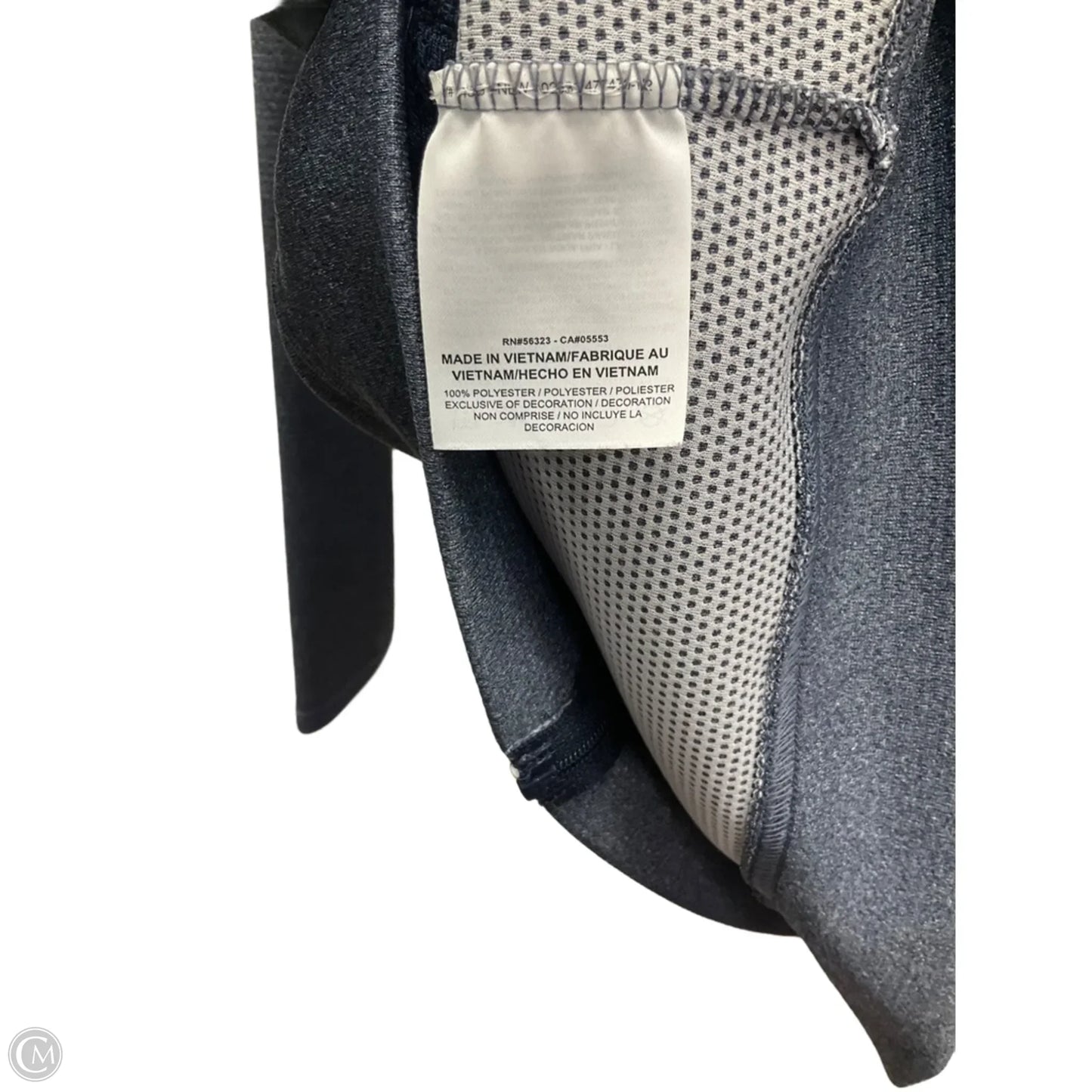 Athletic Jacket By Nike Apparel In Blue, Size: S