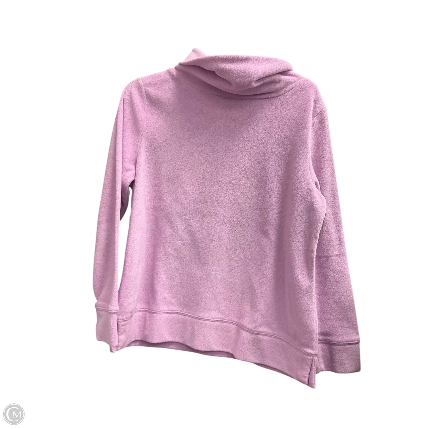 Sweatshirt Collar By Talbots In Purple, Size: M