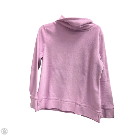 Sweatshirt Collar By Talbots In Purple, Size: M