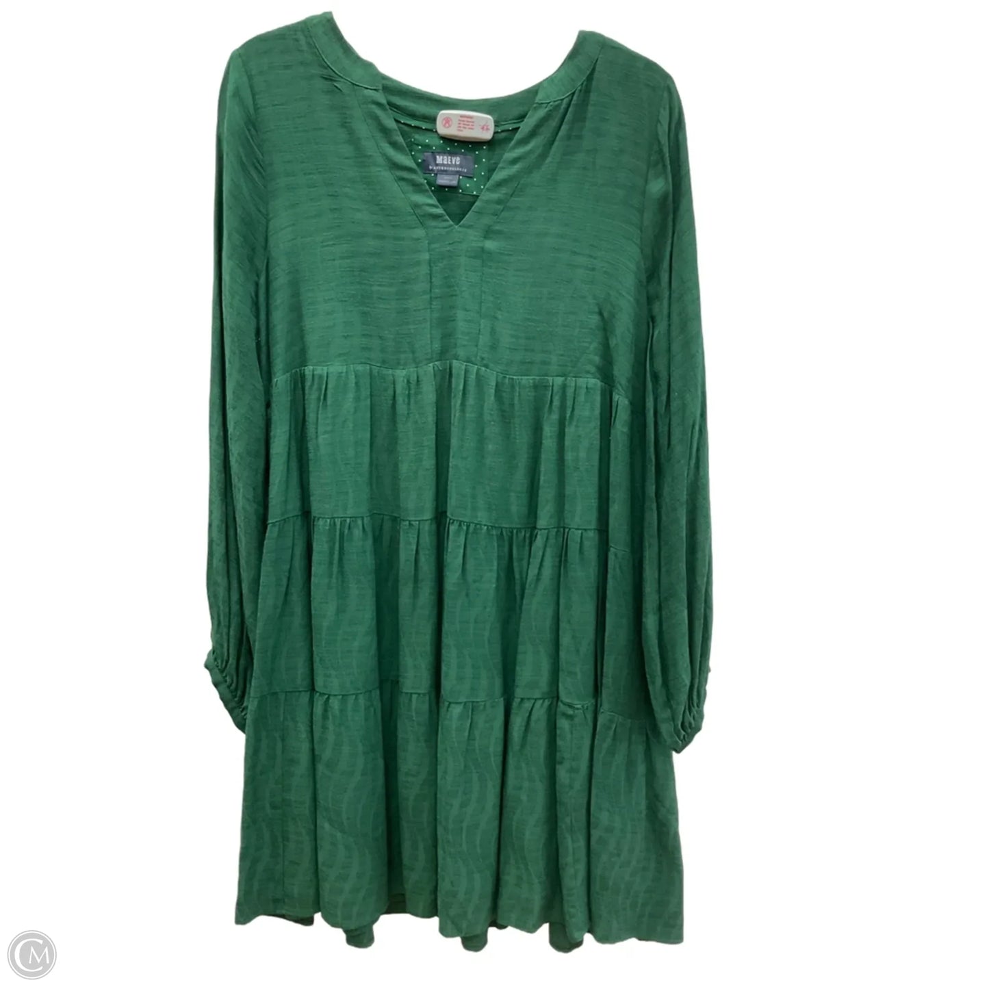 Dress Casual Midi By Maeve In Green, Size: M
