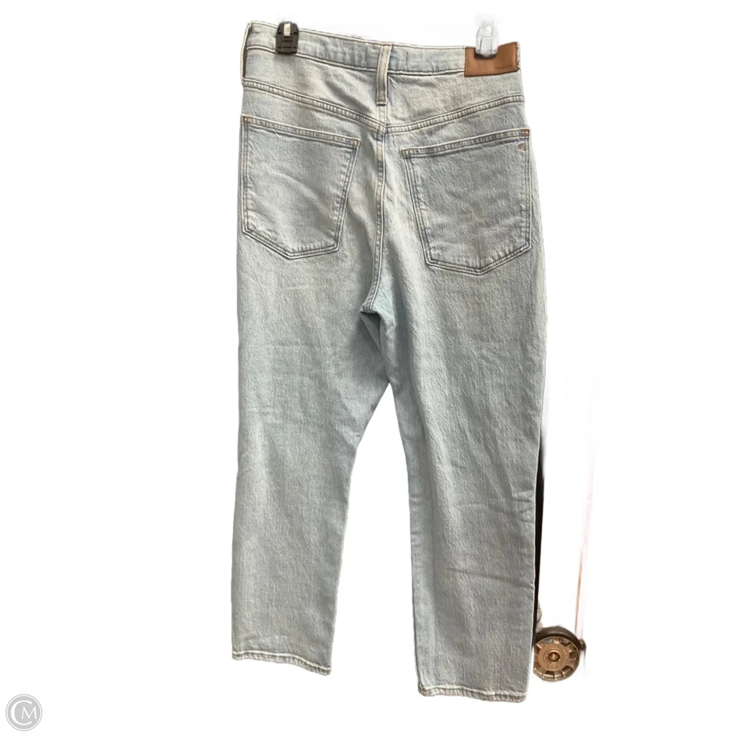 Jeans Straight By Madewell In Blue Denim, Size: 10