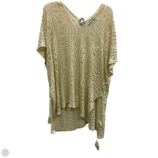 Poncho By Cmf In Cream, Size: Osfm