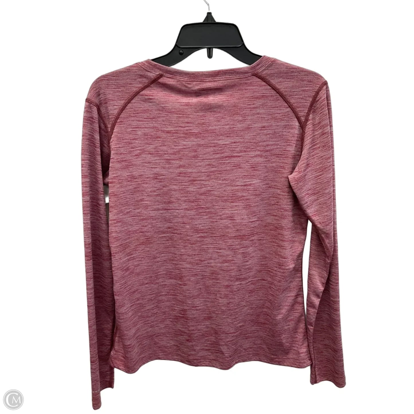 Athletic Top Long Sleeve Collar By Columbia In Pink, Size: S