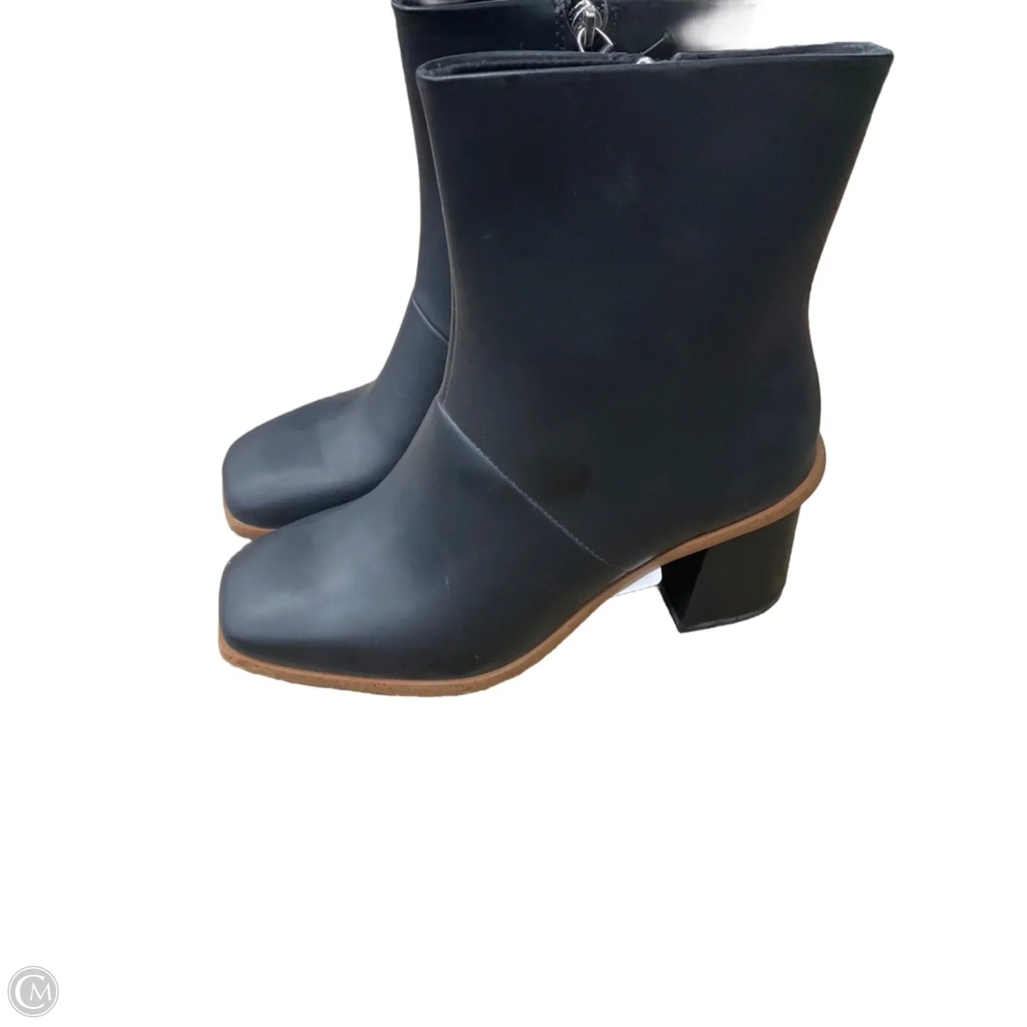 Boots Ankle Heels By Time And Tru In Black, Size: 9