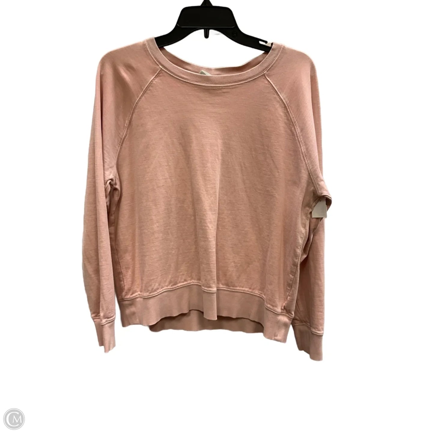 Athletic Top Long Sleeve Crewneck By Athleta In Peach, Size: M