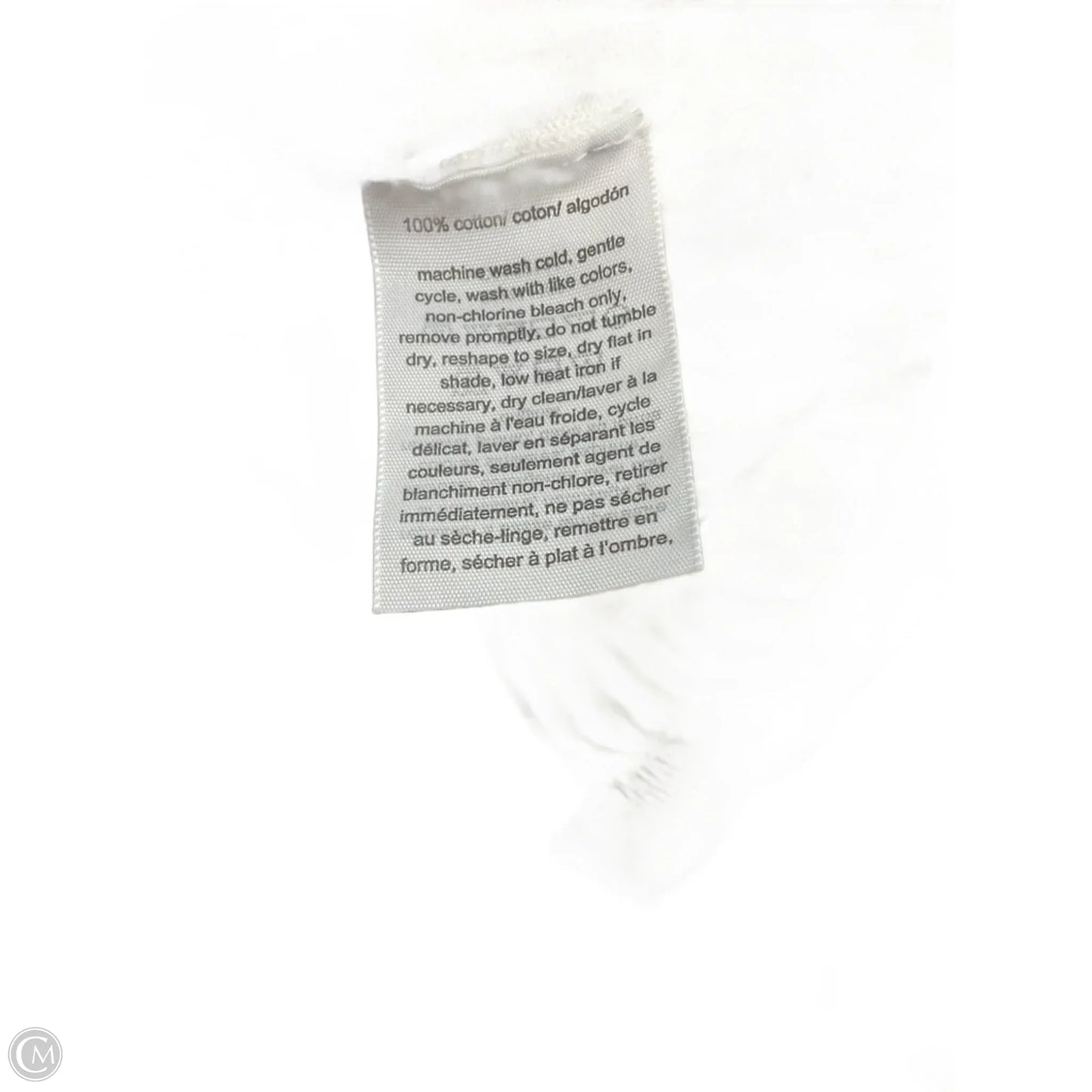 Top Short Sleeve By Tommy Hilfiger In White, Size: M