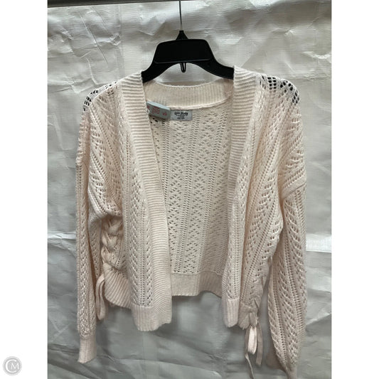 Top Long Sleeve By Cme In Pink, Size: L