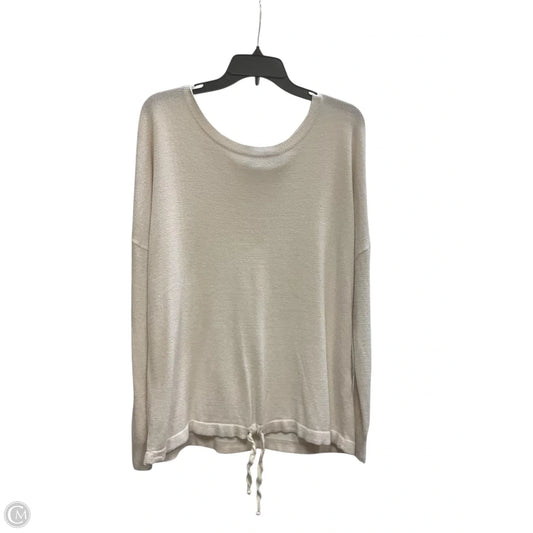 Top Long Sleeve By Barefoot Dreams In Cream, Size: L