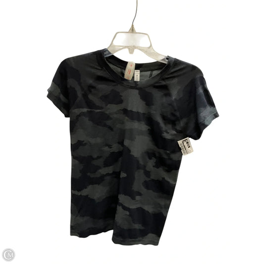 Athletic Top Short Sleeve By Athleta In Camouflage Print, Size: M
