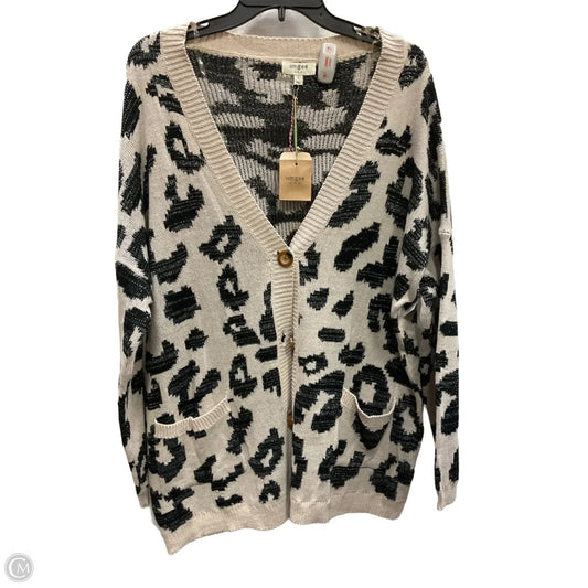 Cardigan By Umgee In Animal Print, Size: L
