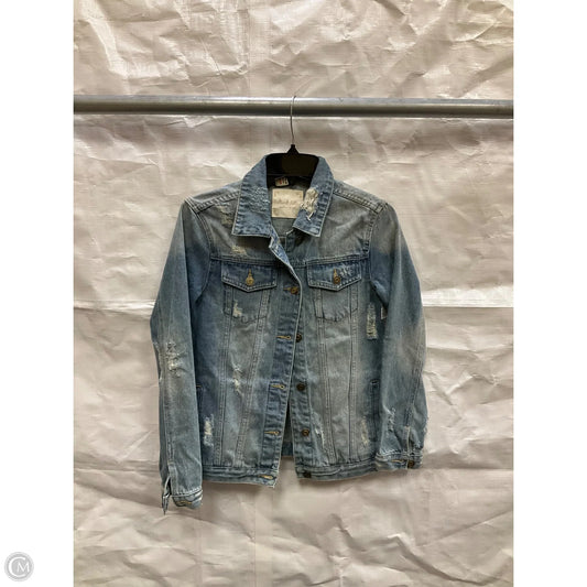 Jacket Denim By Altard State In Blue Denim, Size: Xs