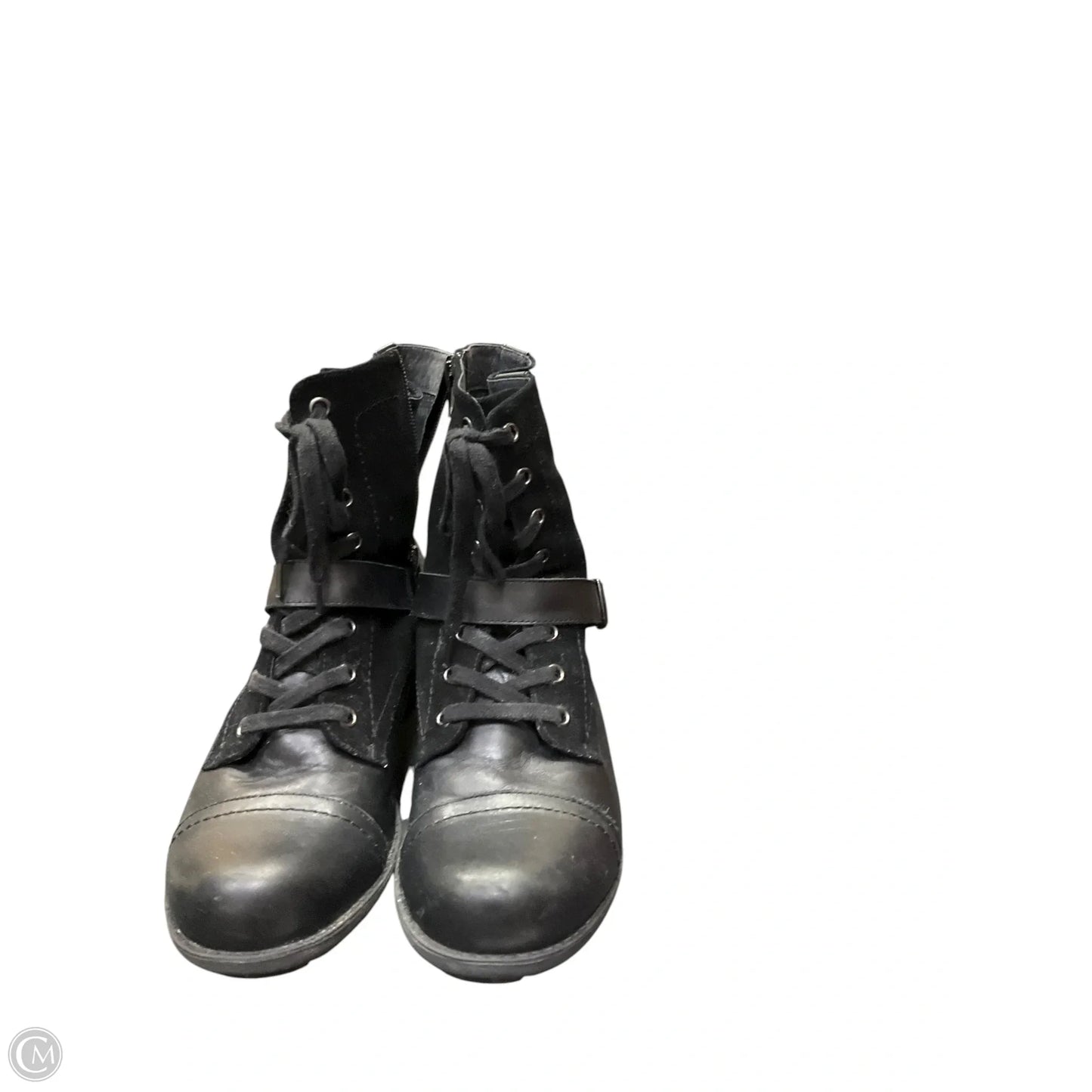 Boots Ankle Flats By Abeo In Black, Size: 10