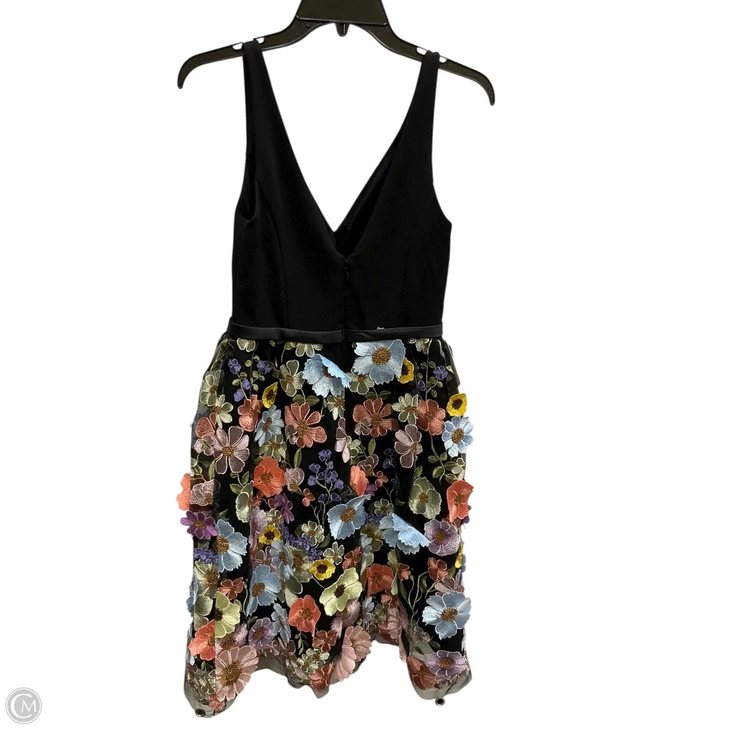 Dress Party Midi By Clothes Mentor In Black, Size: 6