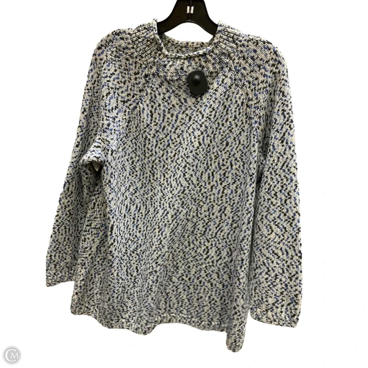 Top Long Sleeve By Talbots In Blue, Size: 2x