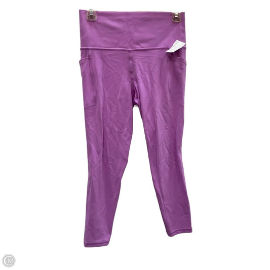 Athletic Leggings By Athleta In Purple, Size: M