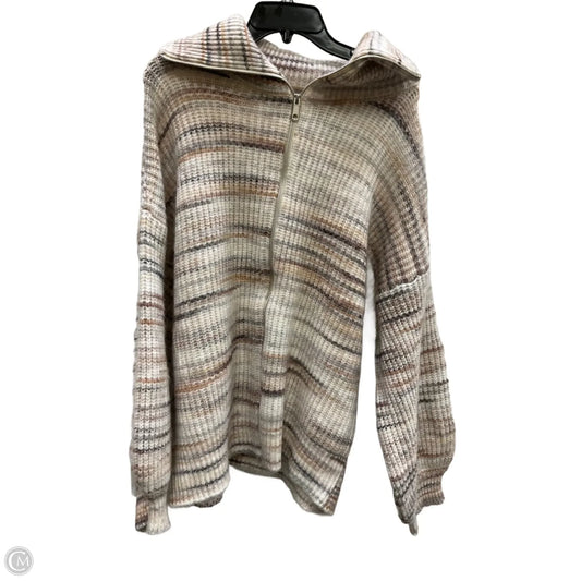 Cardigan By Clothes Mentor In Beige, Size: 3x