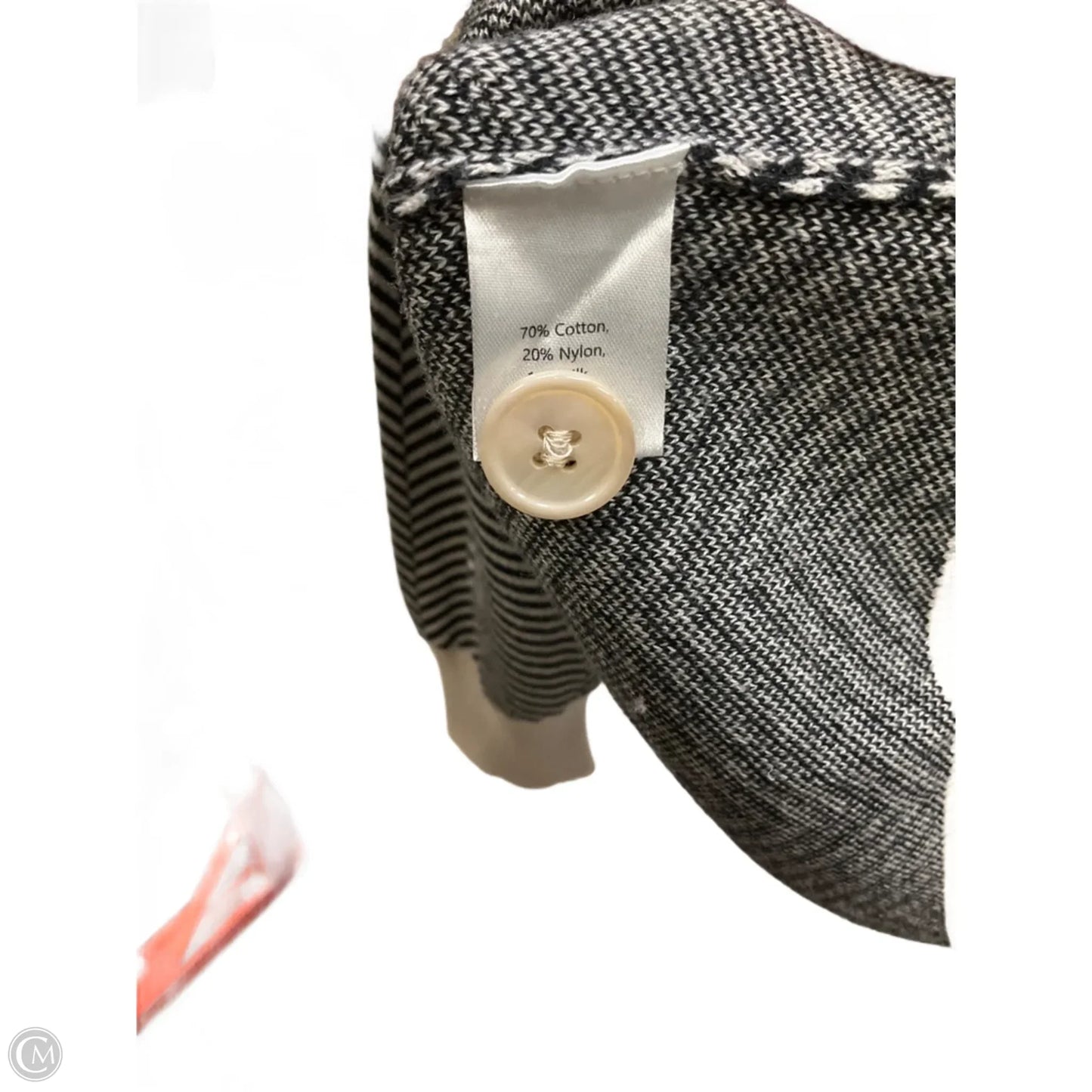 Cardigan By Clothes Mentor In Striped Pattern, Size: M