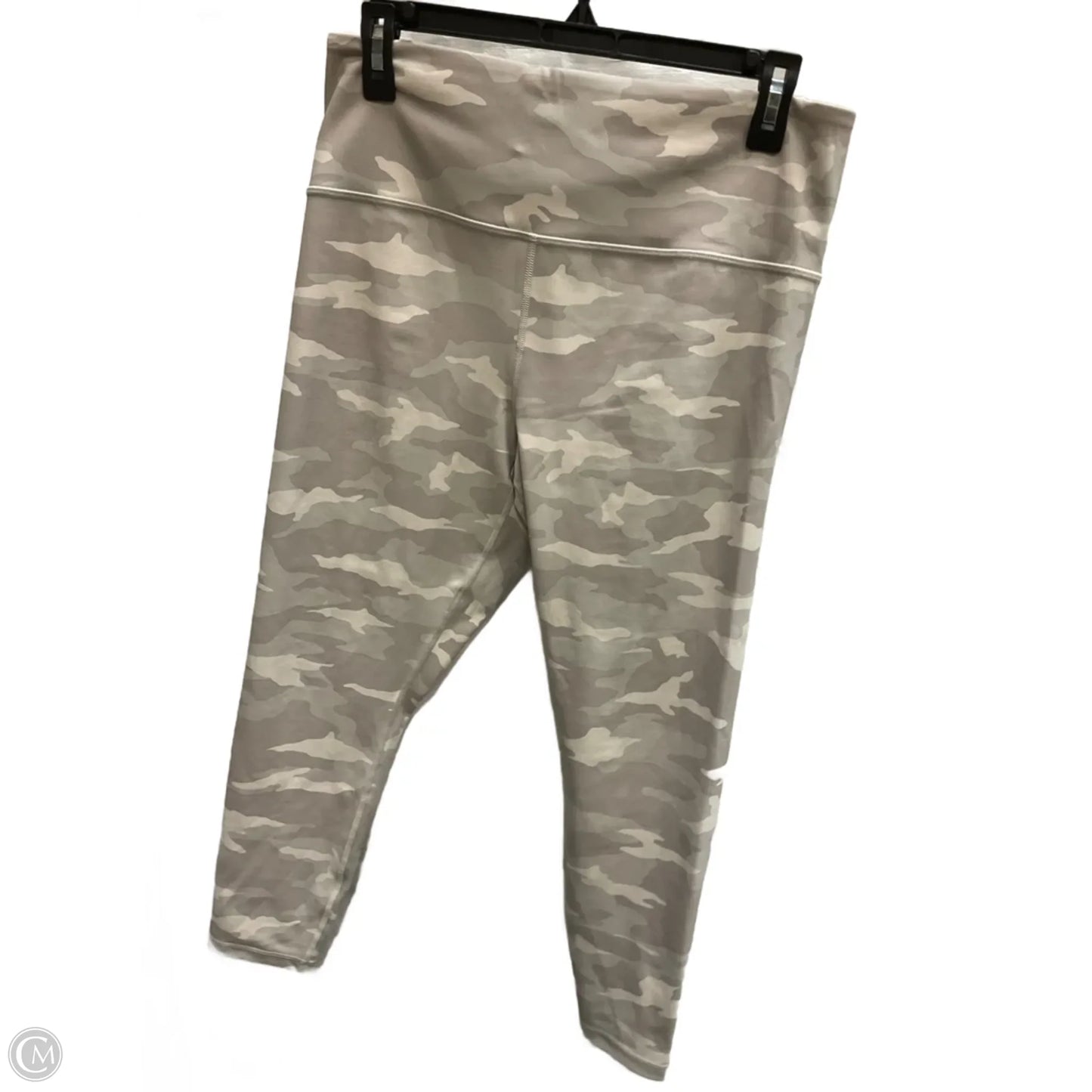 Athletic Leggings Capris By Athleta In Camouflage Print, Size: L