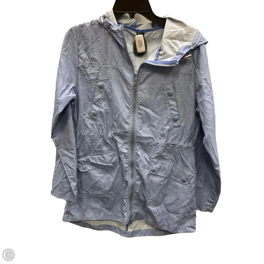 Jacket Windbreaker By Mondetta In Blue, Size: M