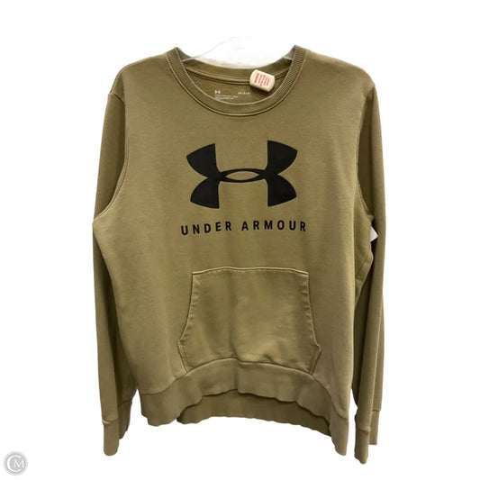 Sweatshirt Crewneck By Under Armour In Green, Size: L