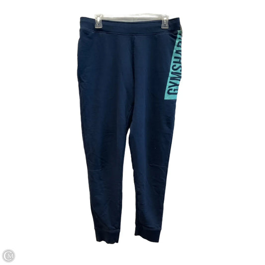 Athletic Pants By Gym Shark In Blue, Size: M