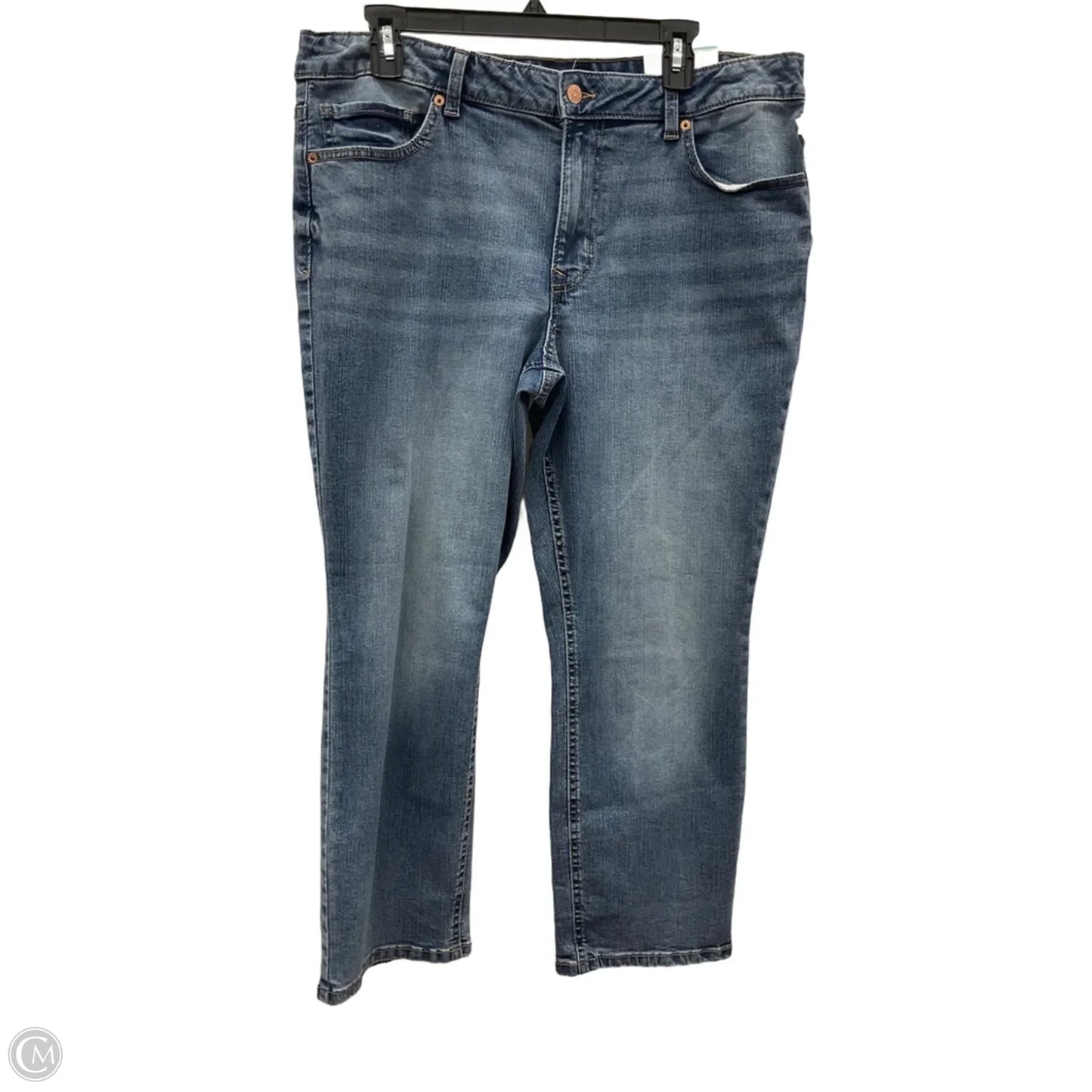 Jeans Straight By Maurices In Blue Denim, Size: 16