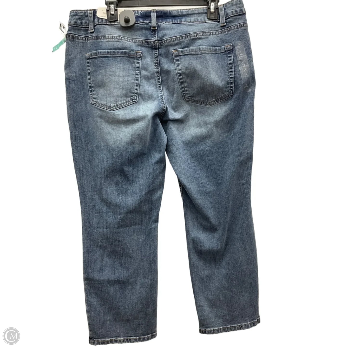 Jeans Straight By Maurices In Blue Denim, Size: 16