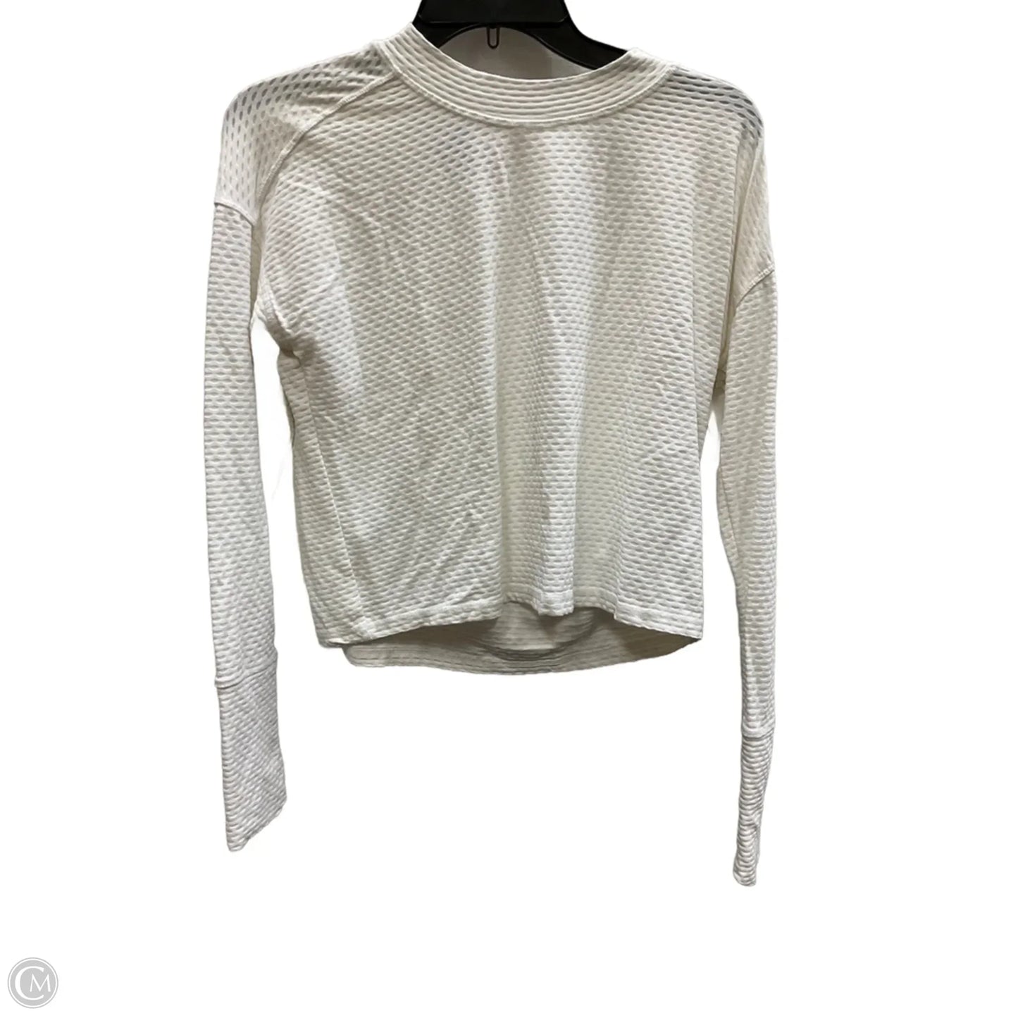 Athletic Top Long Sleeve Collar By Calia In White, Size: Xs