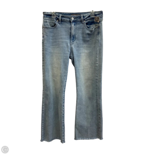 Jeans Flared By Just Usa In Blue Denim, Size: 10