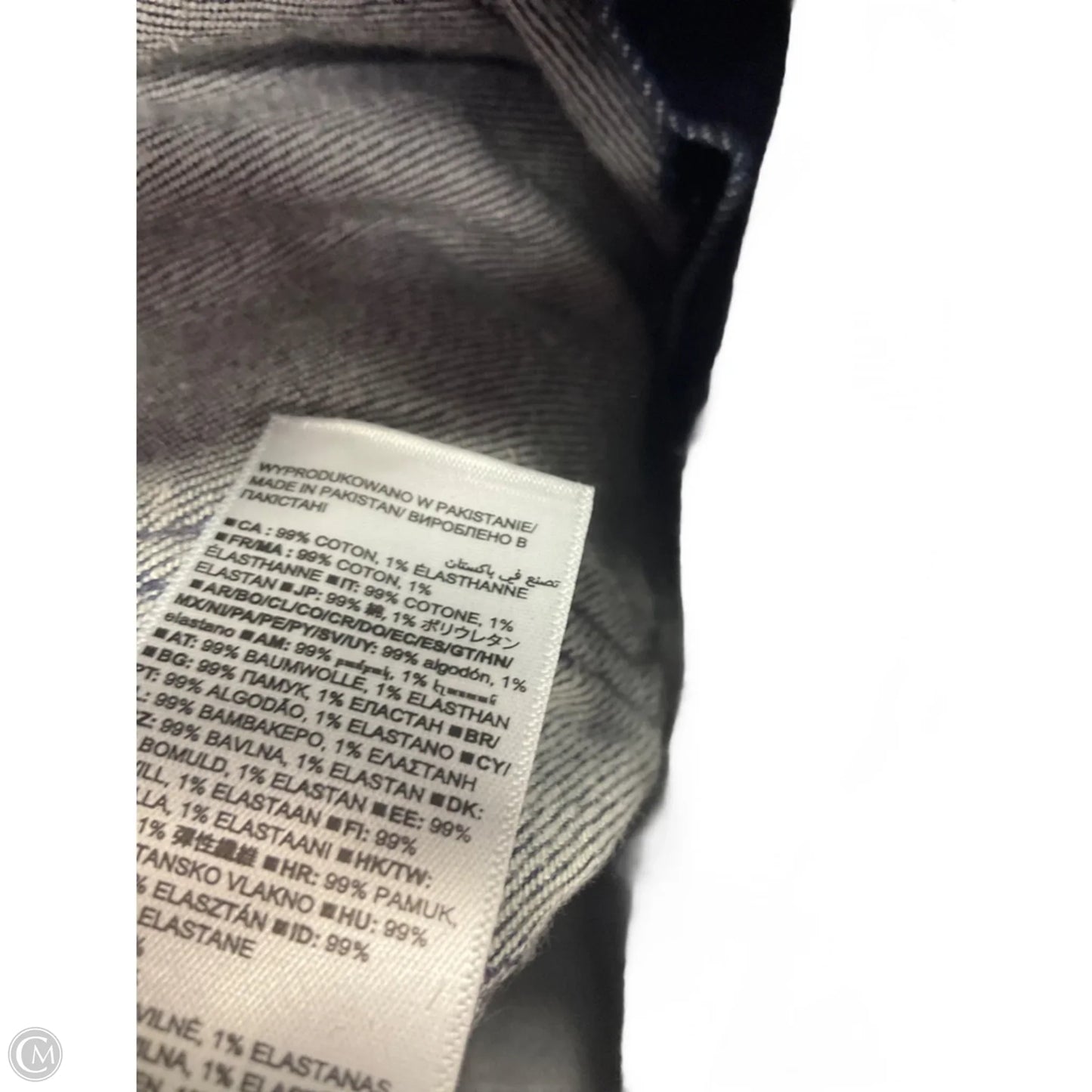 Jeans Wide Leg By Gap In Blue Denim, Size: 8