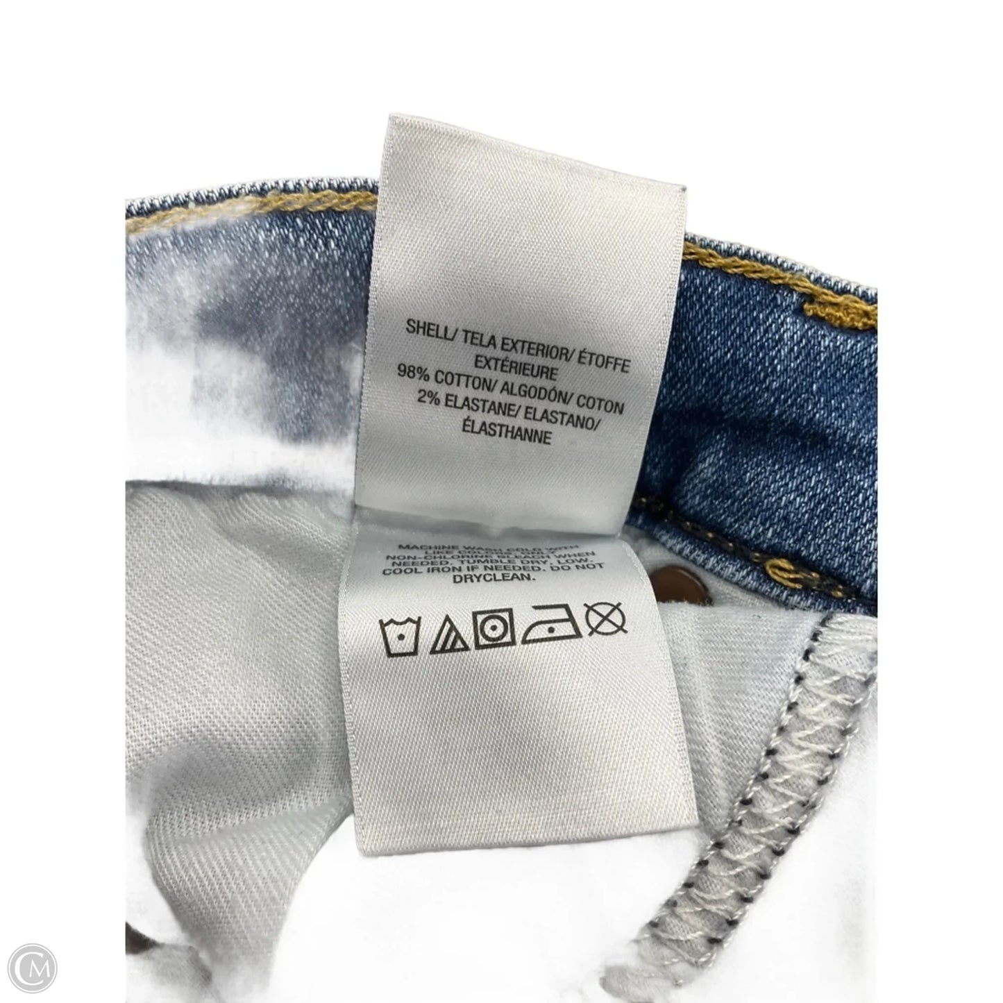 Jeans Skinny By Hudson In Blue Denim, Size: 4