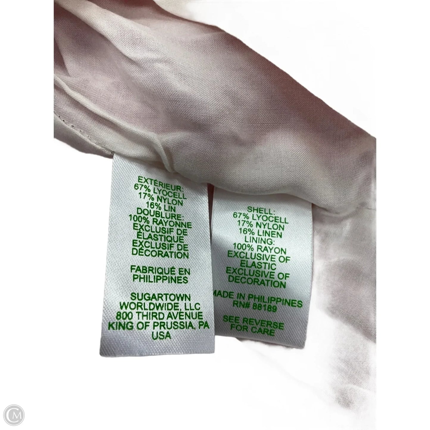 Dress Designer By Lilly Pulitzer In Pink & White, Size: 8