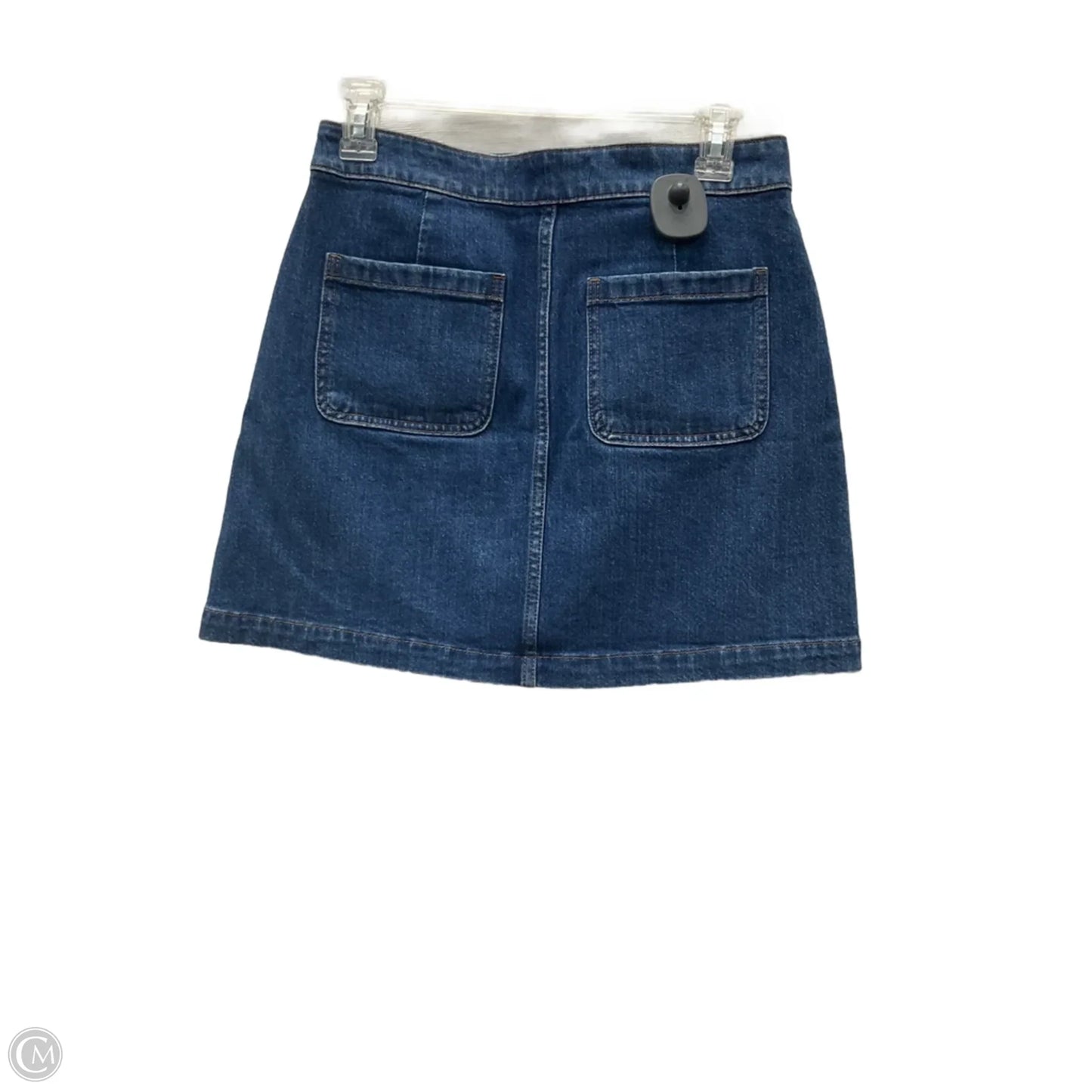 Skirt Mini & Short By Madewell In Blue Denim, Size: 2