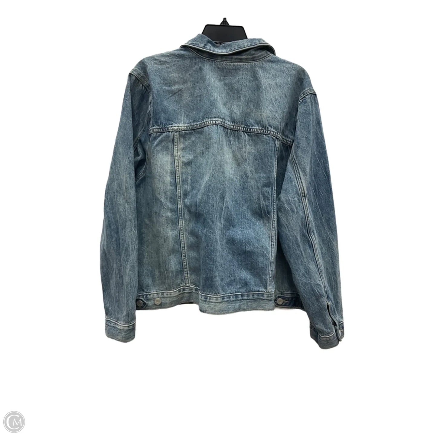 Jacket Denim By Lucky Brand In Blue Denim, Size: 2x