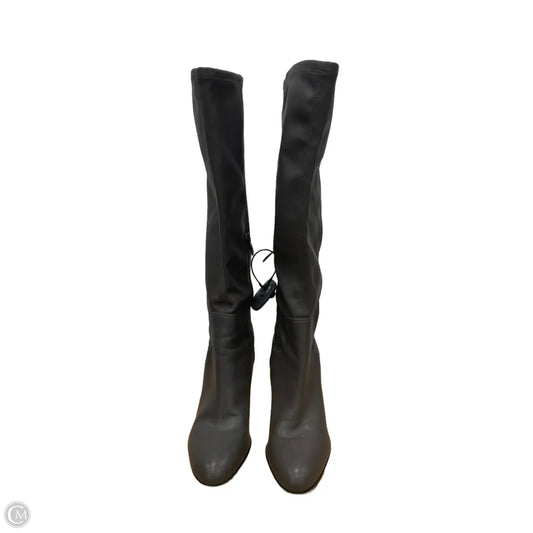 Boots Mid-calf Heels By Franco Sarto In Grey, Size: 9