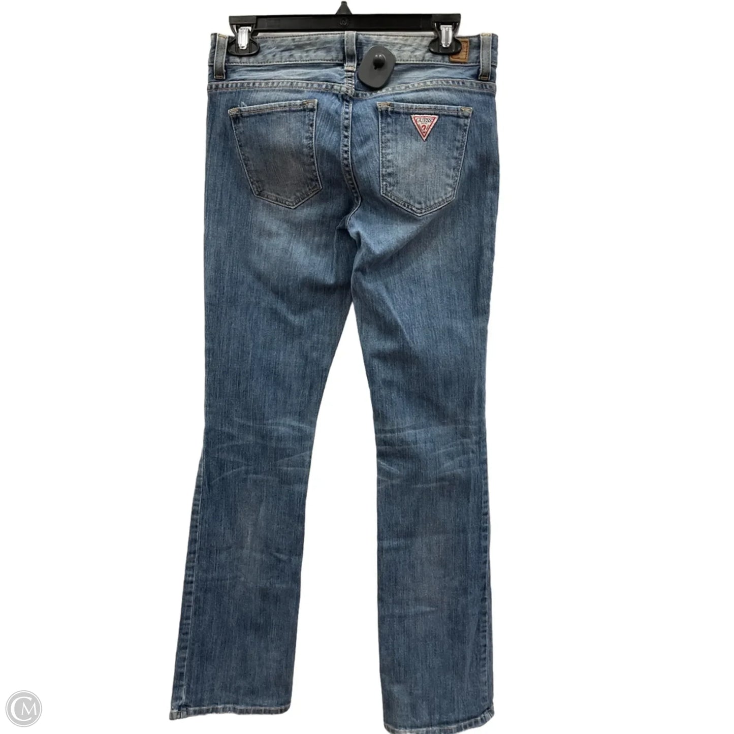 Jeans Boot Cut By Guess In Blue Denim, Size: 4