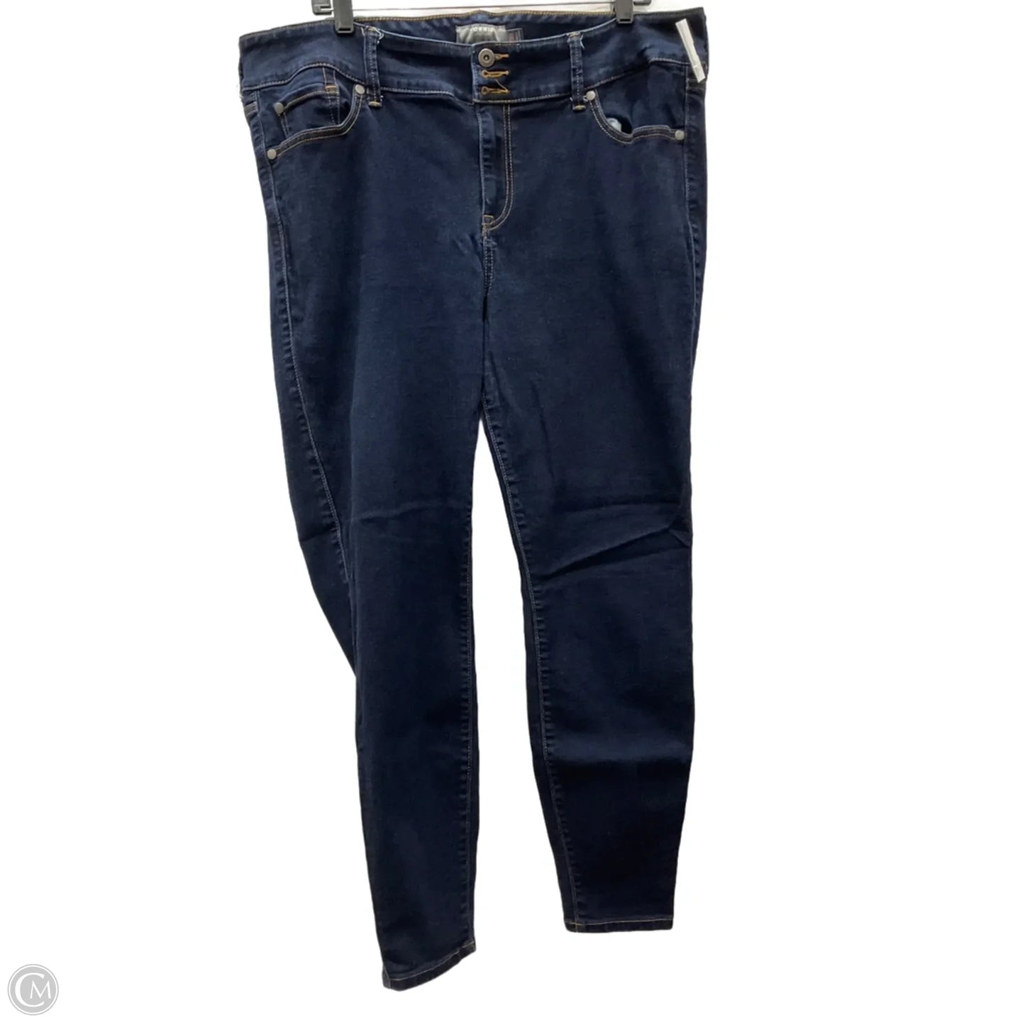 Jeans Skinny By Torrid In Blue Denim, Size: 20