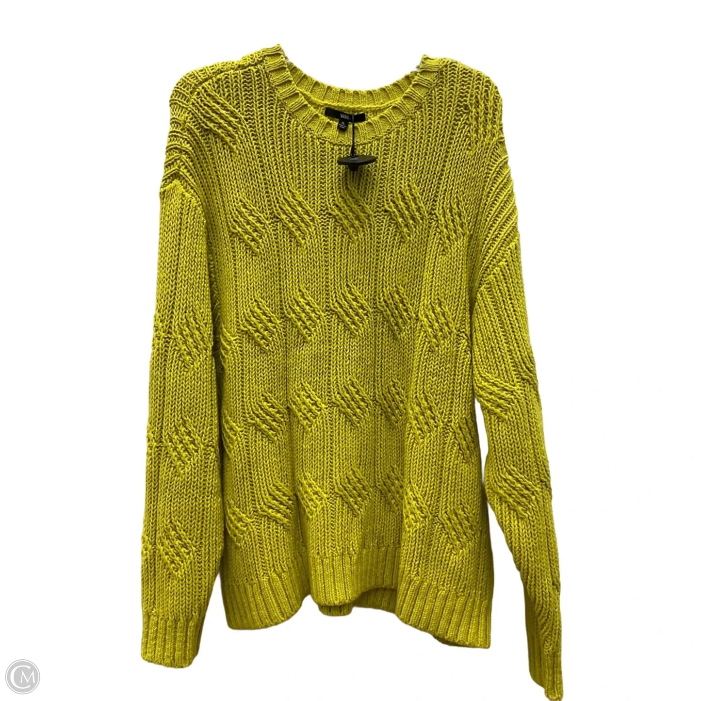 Sweater By Vans In Yellow, Size: Xl
