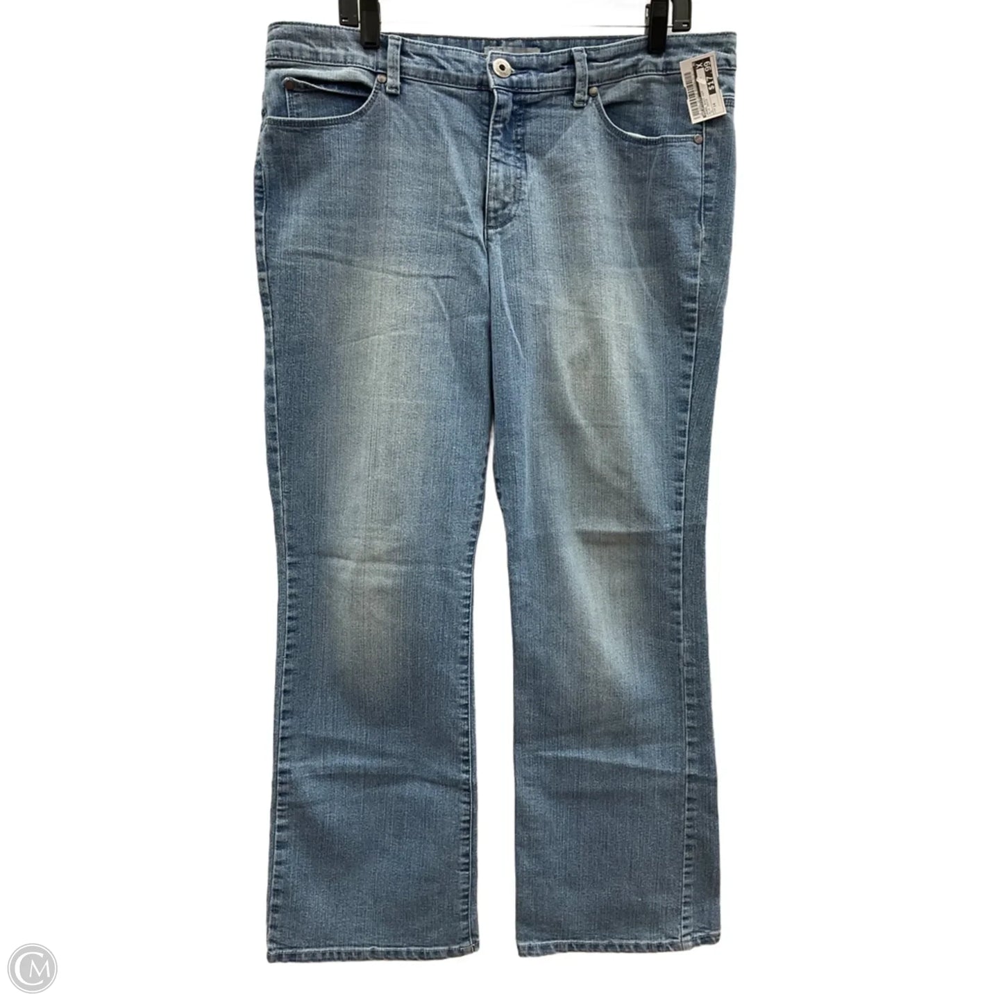 Jeans Boot Cut By Relativity In Blue Denim, Size: 14