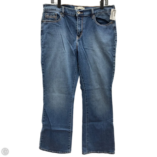 Jeans Boot Cut By Levis In Blue Denim, Size: 14