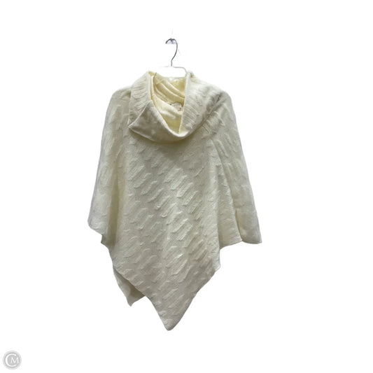 Poncho By Chicos In Cream, Size: S