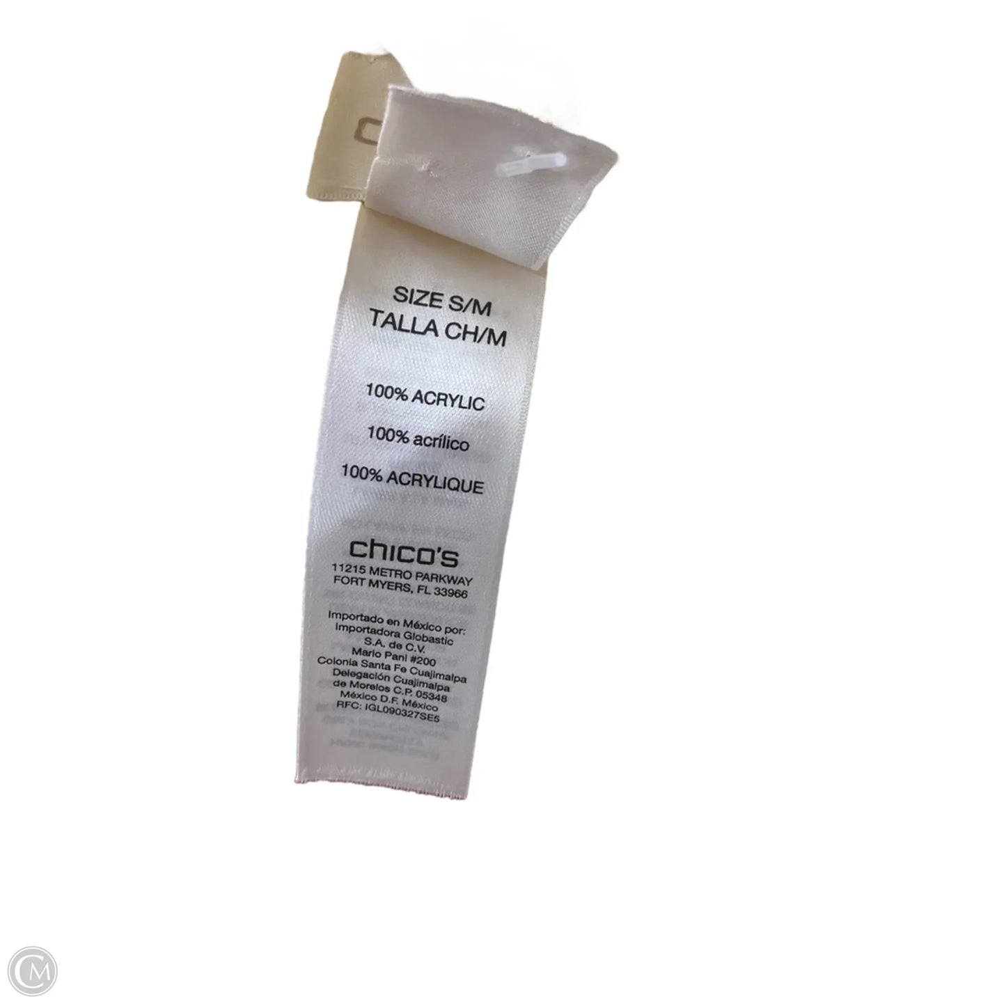 Poncho By Chicos In Cream, Size: S