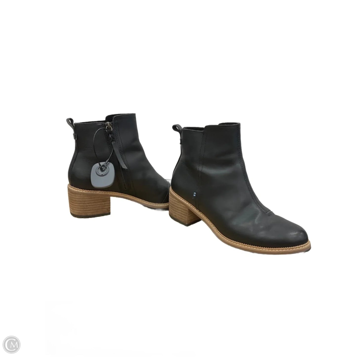 Boots Ankle Flats By Toms In Black, Size: 9