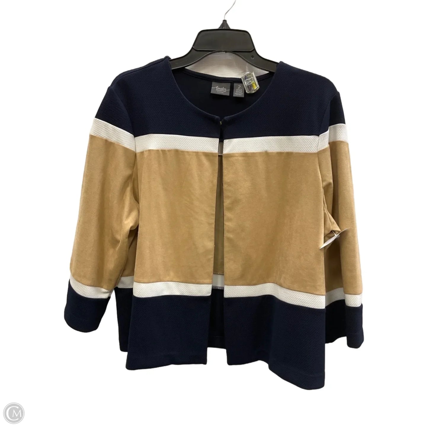 Cardigan By Chicos In Navy, Size: L