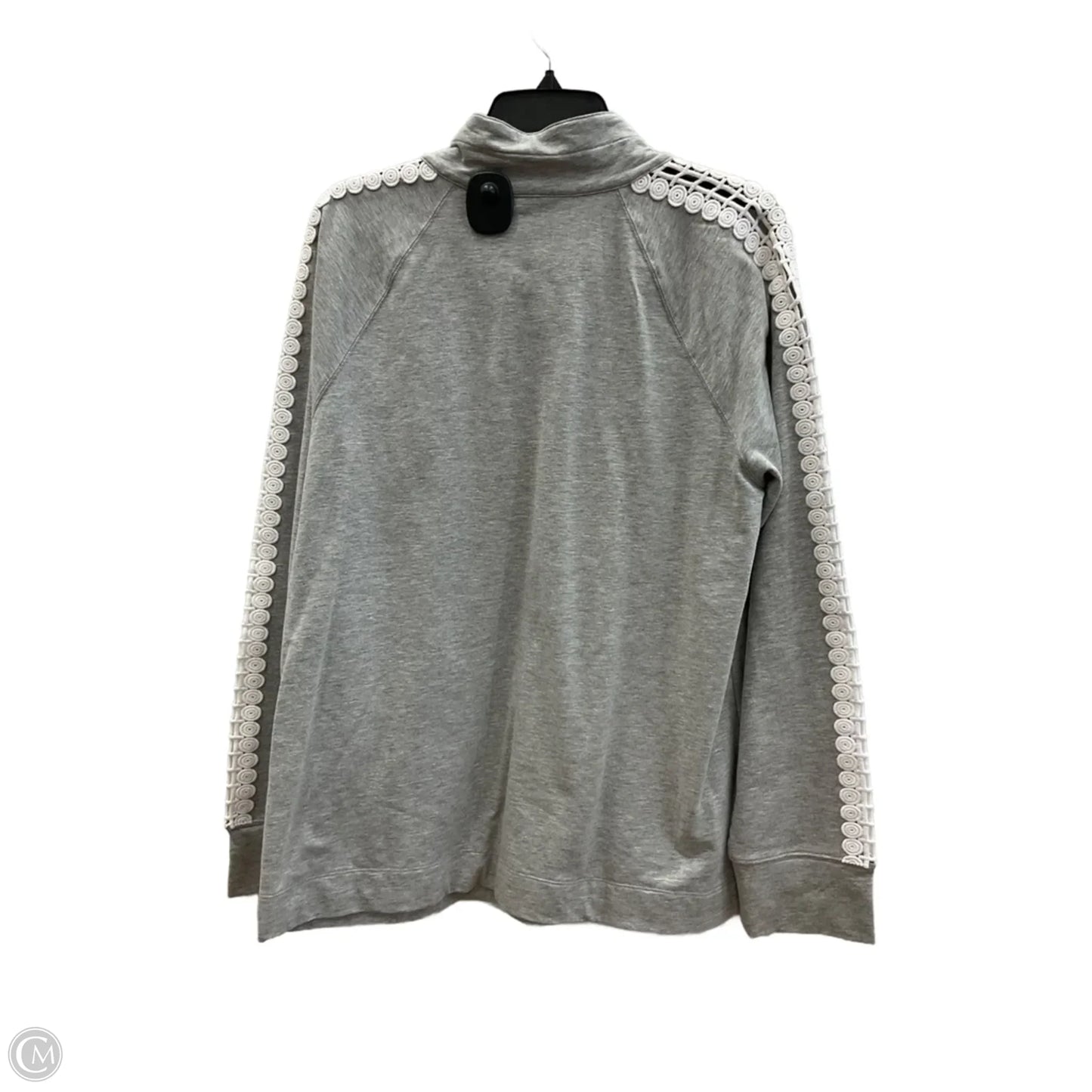 Top Long Sleeve Designer By Lilly Pulitzer In Grey, Size: Xl