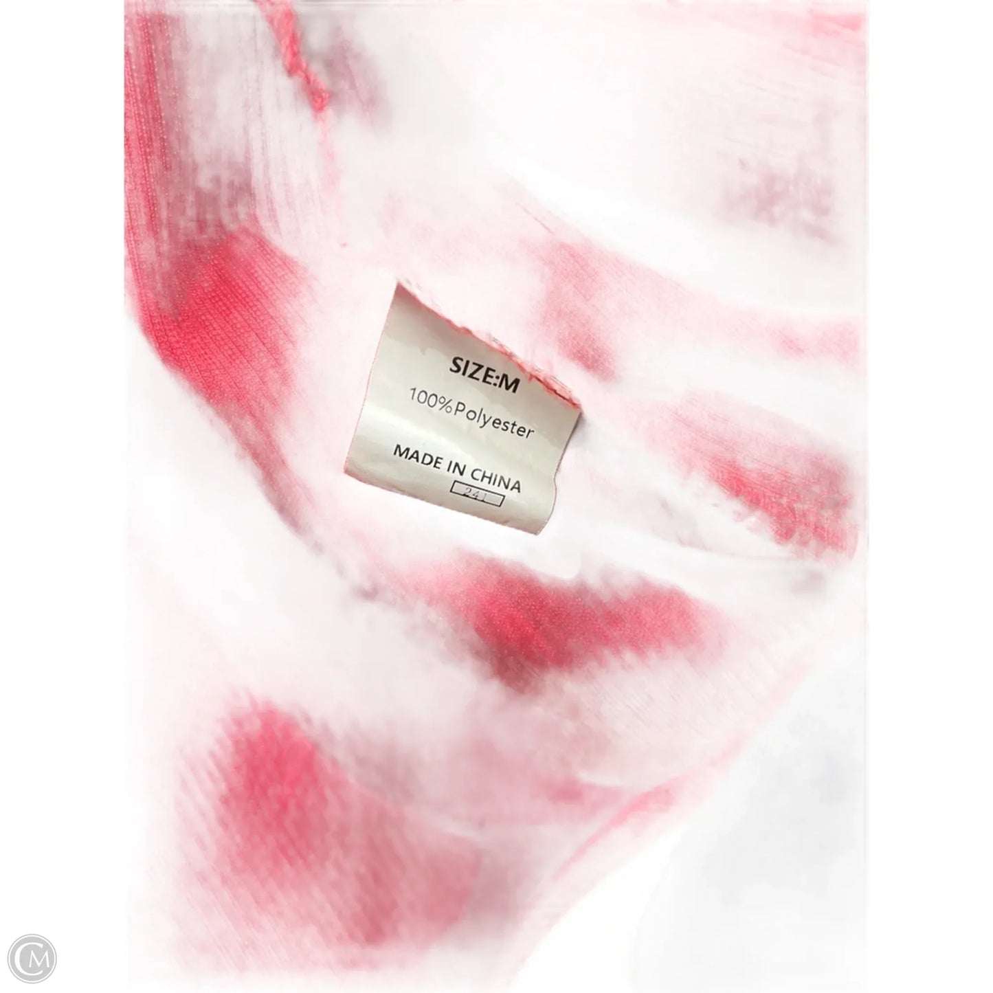 Jacket Shirt By Clothes Mentor In Red, Size: M