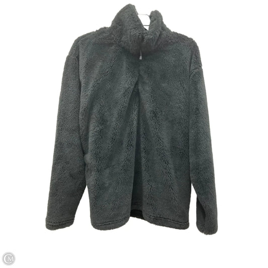 Jacket Faux Fur & Sherpa By Eddie Bauer In Black, Size: Xl