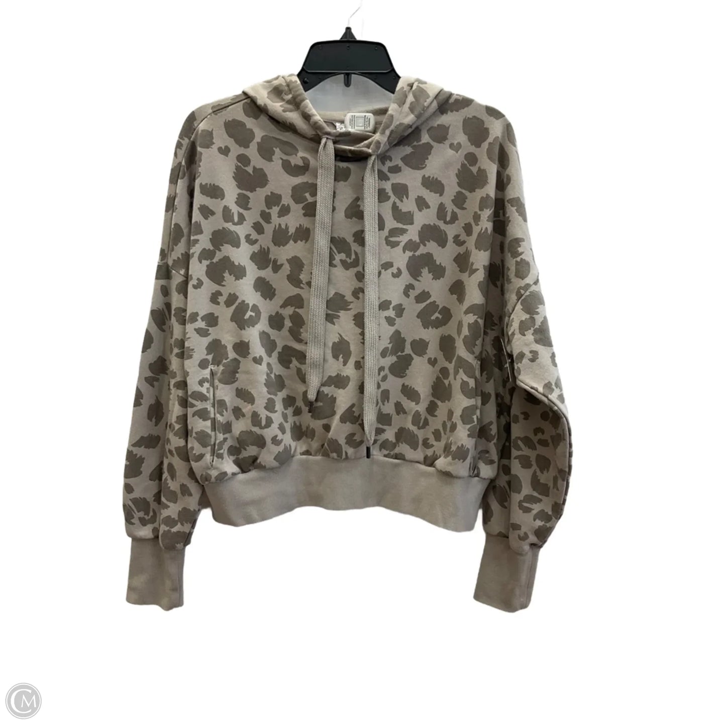 Sweatshirt Hoodie By Sage In Camouflage Print, Size: M