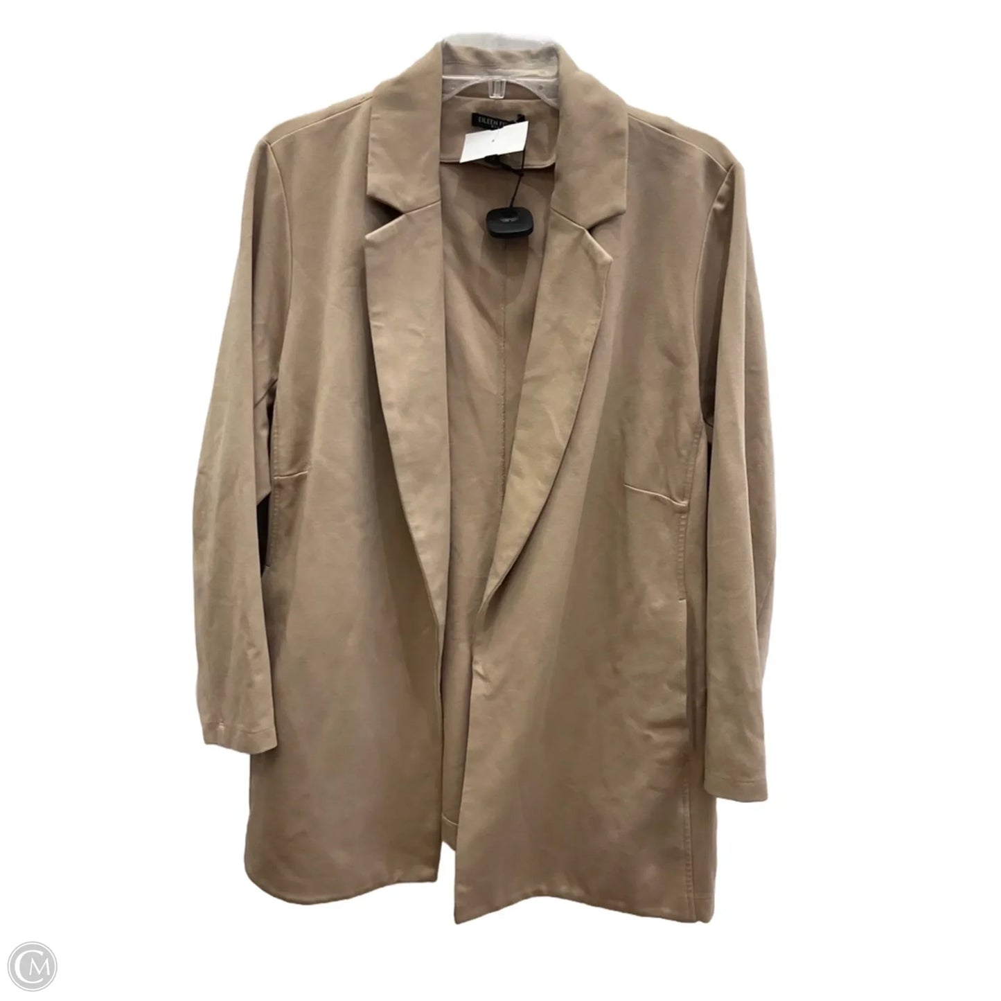 Blazer By Eileen Fisher In Beige, Size: 2x