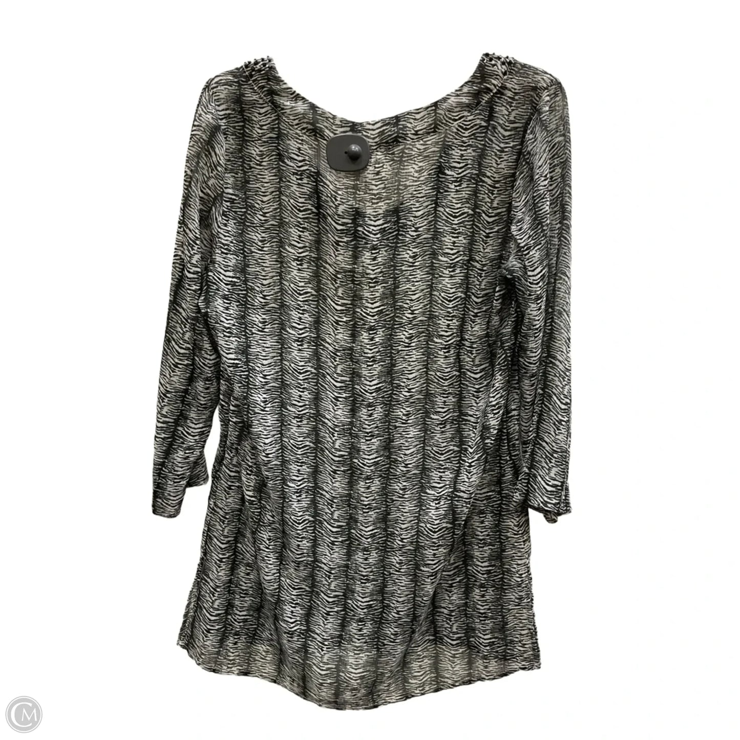 Top 3/4 Sleeve By Tommy Bahama In Animal Print, Size: M